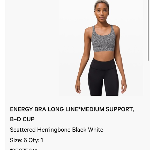 ENERGY BRA LONG LINE*MEDIUM SUPPORT, B–D CUP - Picture 5 of 5